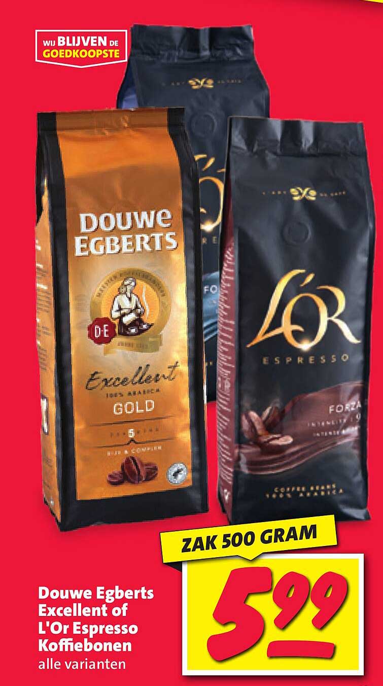 Douwe Egberts Excellent of L'Or Espresso Koffiebonen
