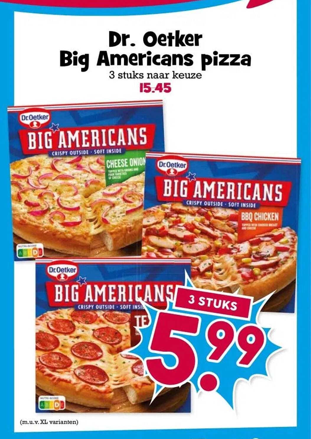Dr. Oetker Big Americans pizza