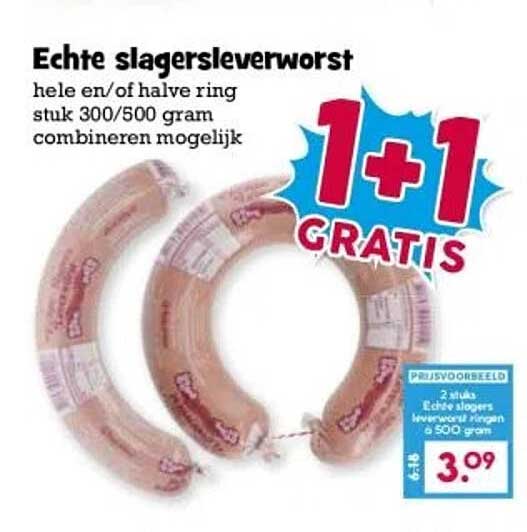 Echte slagersleverworst