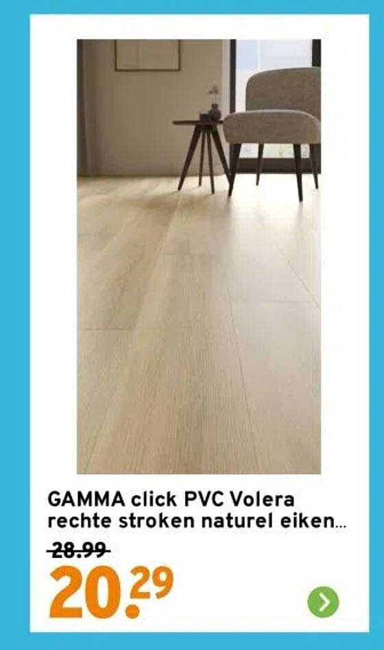 GAMMA click PVC Volera rechte stroken naturel eiken...