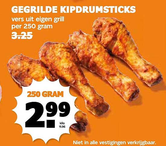 GEGRILDE KIPDRUMSTICKS