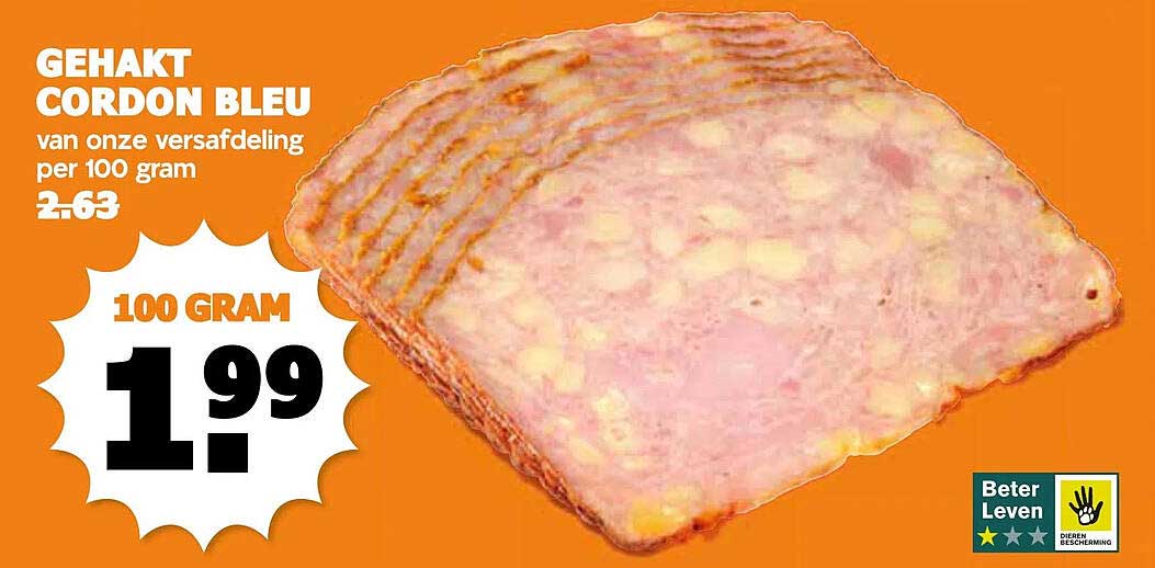GEHAKT CORDON BLEU