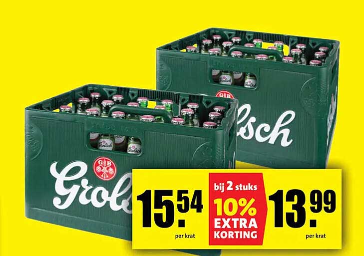 Grolsch - bij 2 stuks 10% EXTRA KORTING