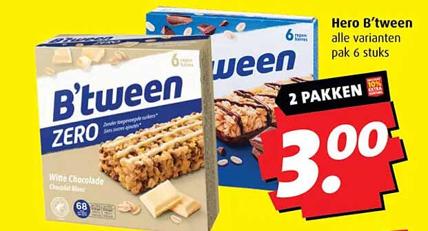 Hero B’tween alle varianten pak 6 stuks
