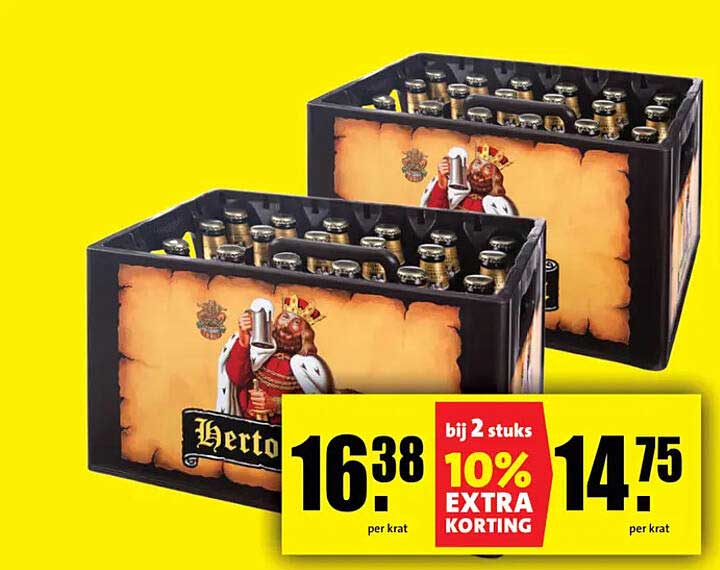 Hertog Jan Bier Krat 2 Stuks voor 14,75 per krat