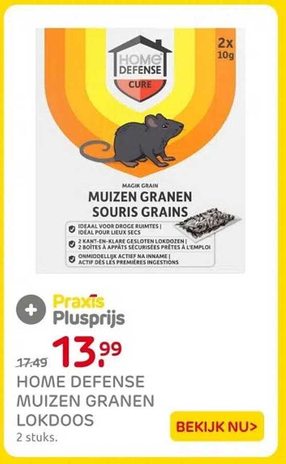 HOME DEFENSE MUIZEN GRAZEN LOKDOOS