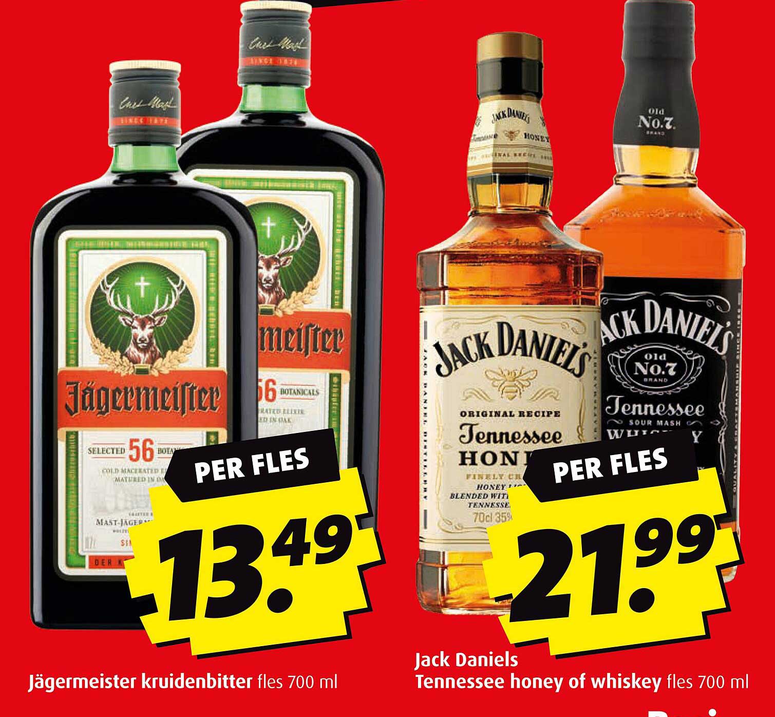 Jägermeister kruidensbitter fles 700 ml
