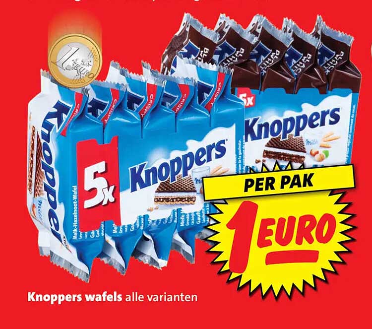 Knooppers wafels alle varianten