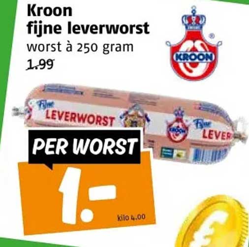 Kroon fijne leverworst