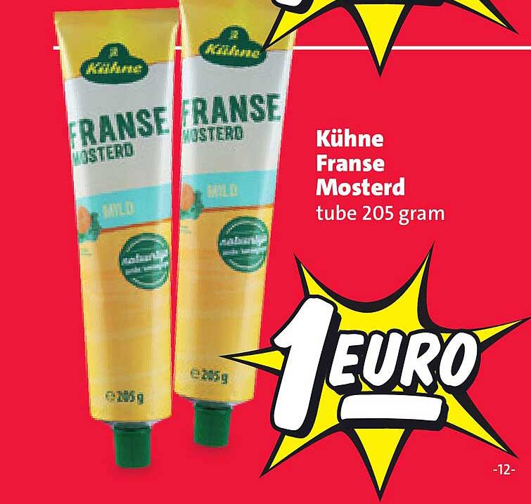 Kühnne Franse Mosterd tube 205 gram