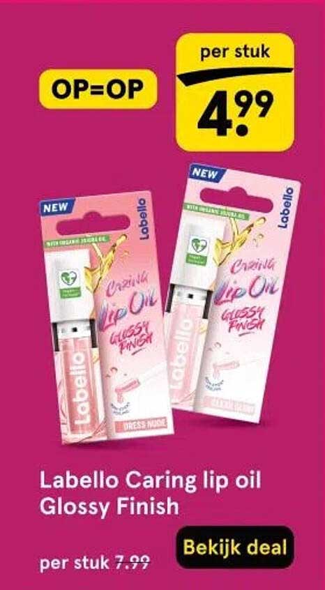Labello Caring lip oil Glossy Finish