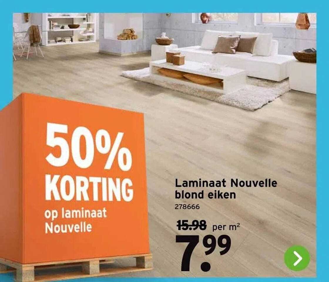 Laminaat Nouvelle blond eiken