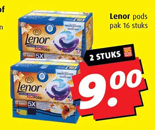 Lenor pods pak 16 stuks