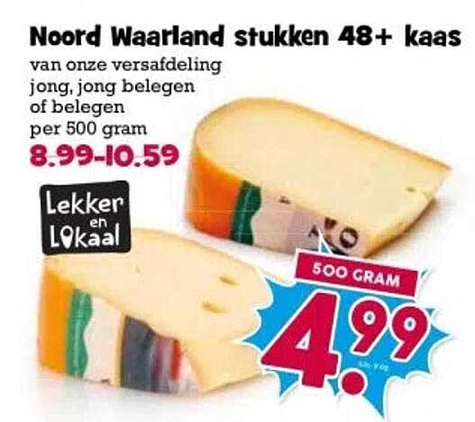 Noord Waarland stukken 48+ kaas