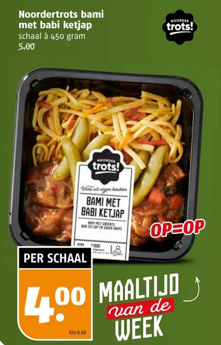 Noordertrots bami met babi ketjap