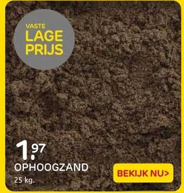 Ophoogzand 25 kg