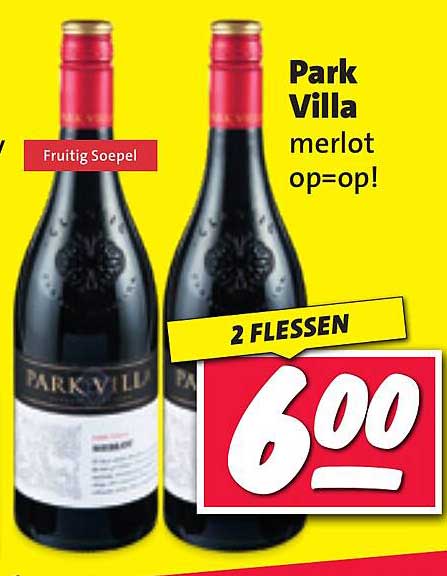 Park Villa merlot op=op!