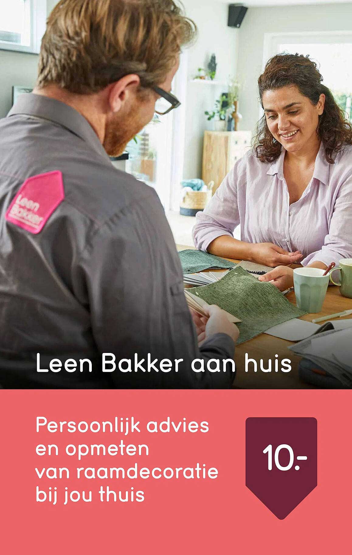 Persoonlijk advies en opmeten van raambekleding bij jou thuis