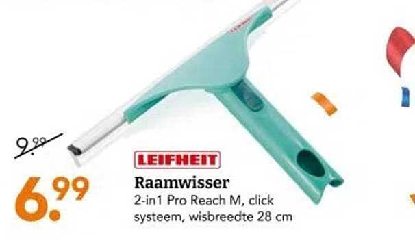 Raamwisser 2-in1 Pro Reach M, click systeem, wisbreedte 28 cm