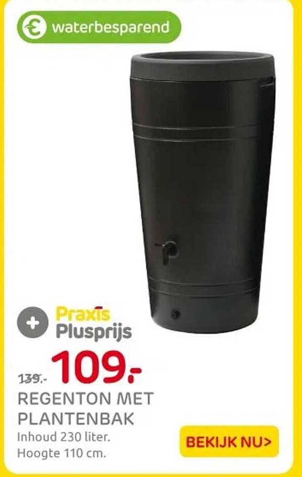 REGENTON MET PLANTENBAK