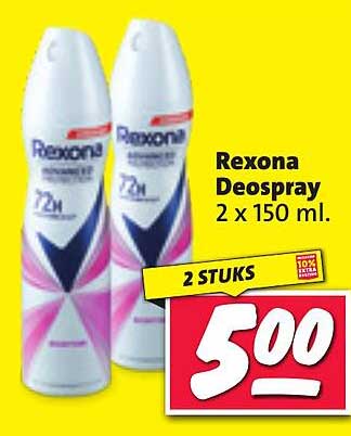 Rexona Deospray 2 x 150 ml.