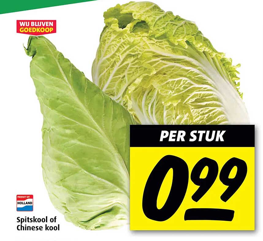 Spitskool of Chinese kool