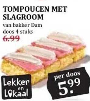 TOMPOUCEN MET SLAGROOM