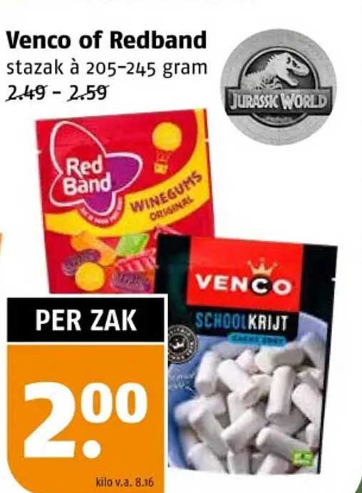 Venco of Redband stazak à 205-245 gram