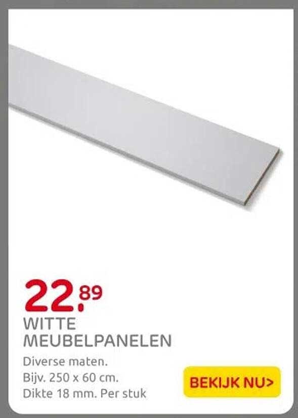 WITTE MEUBELPANELEN