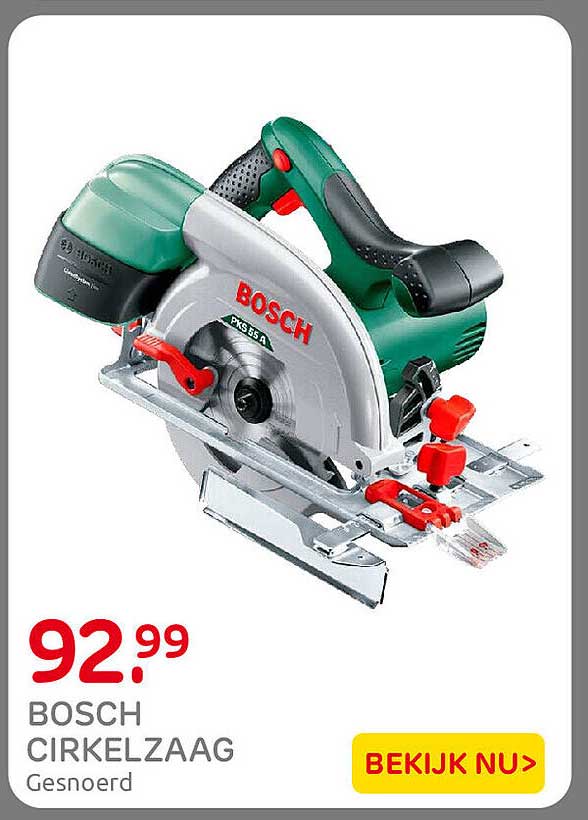 BOSCH CIRKELZAAG Gesnoerd