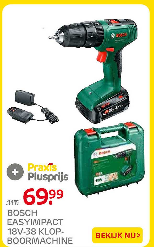 BOSCH EASYIMPACT 18V-38 KLOP-BOORMACHINE