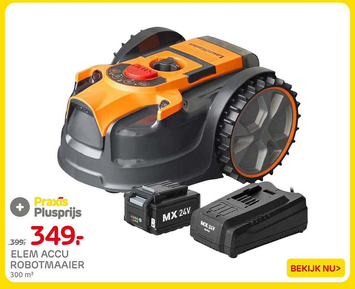 ELEM ACCU ROBOTMAAIER 300 m²