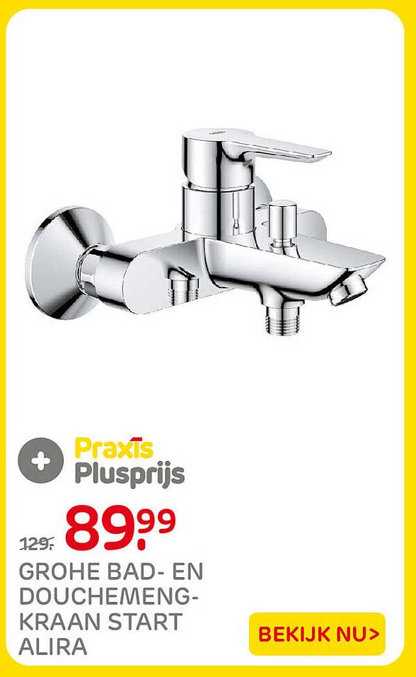 GROHE BAD- EN DOUCHEMENG- KRAAN START ALIRA