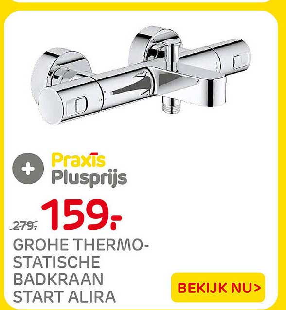 GROHE THERMO-STATISCHE BADKRAAN START ALIRA