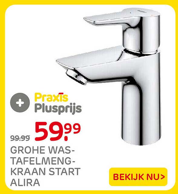 Grohe wastafelmengkraan Start Alira