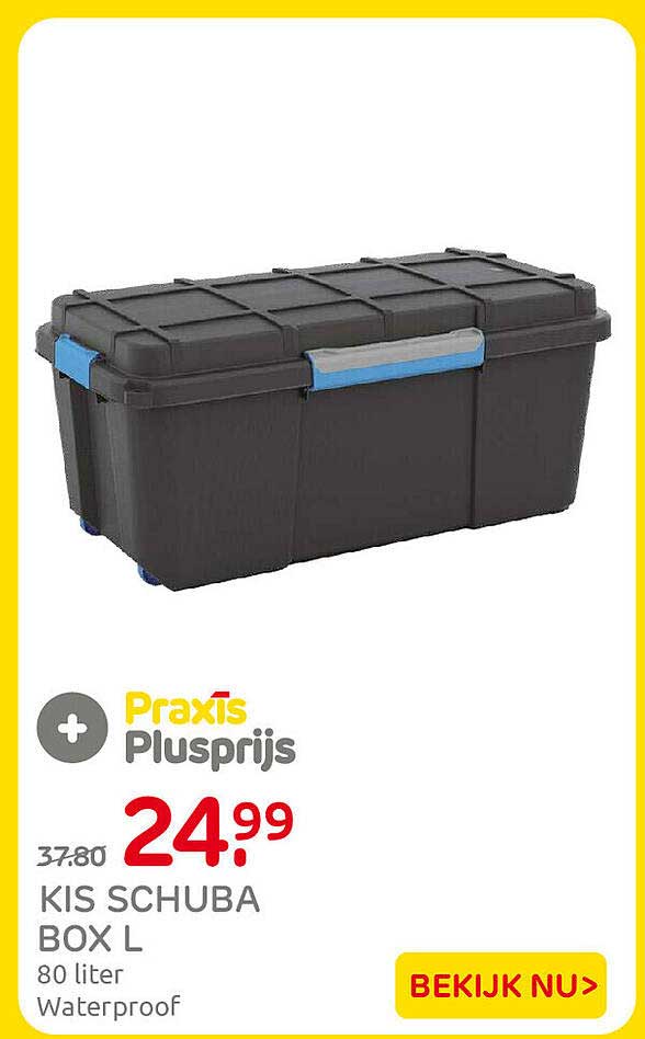 KIS SCHUBA BOX L 80 liter Waterproof
