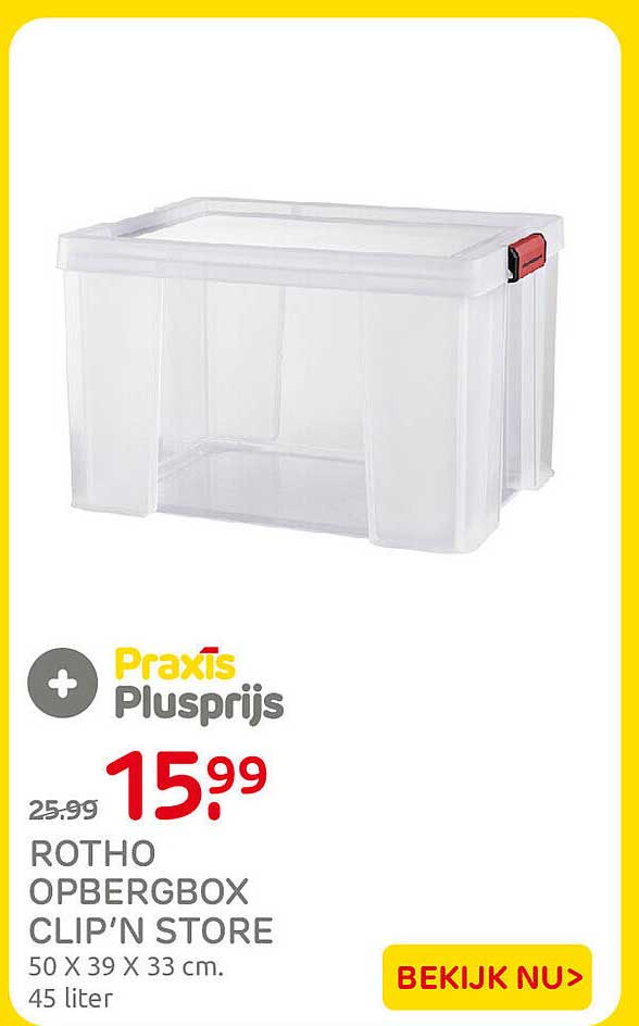 ROTHO OPBERGBOX CLIP’N STORE