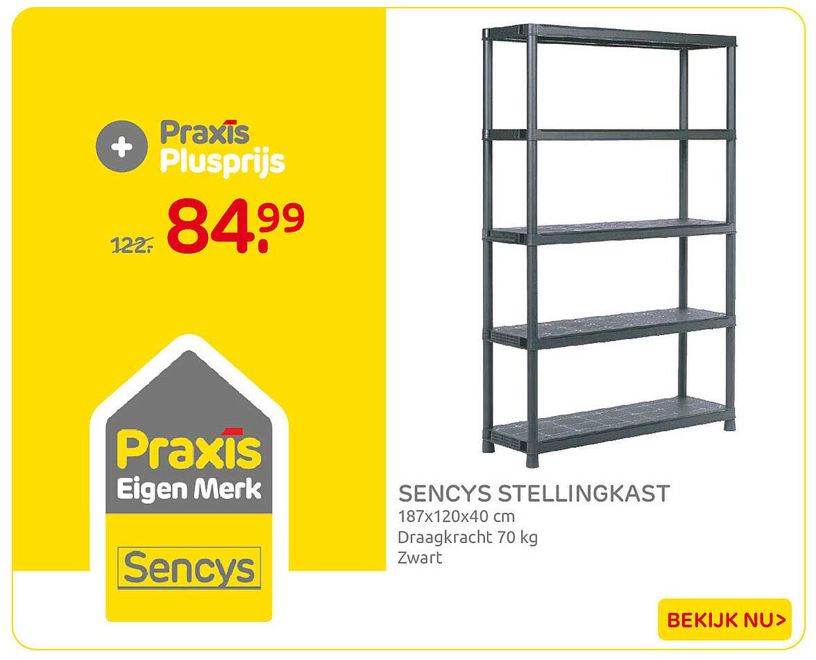Sencys stellingkast