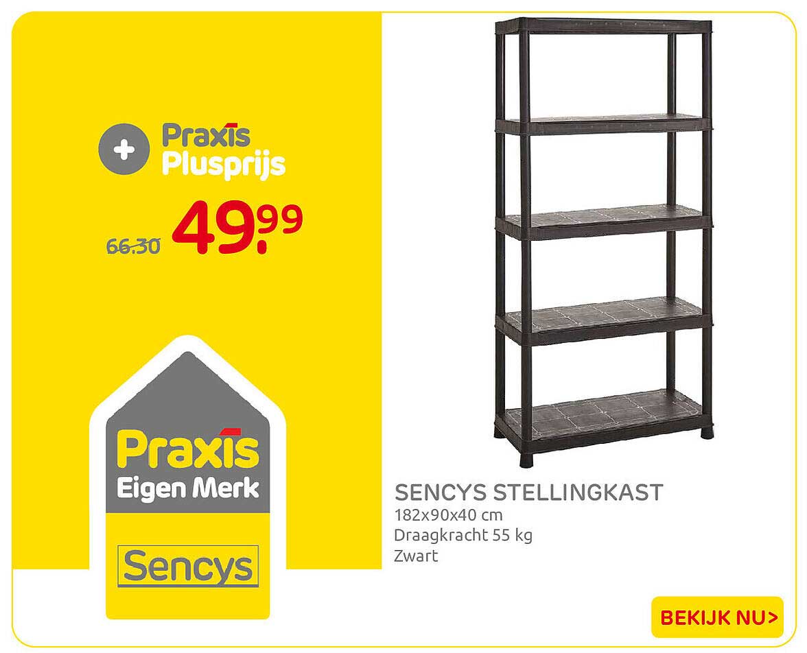 Sencys stellingkast