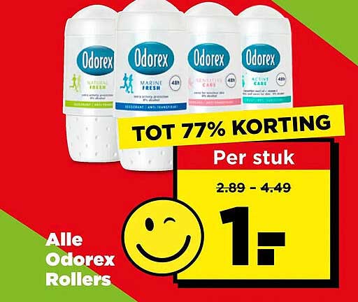 Alle Odorex Rollers TOT 77% KORTING