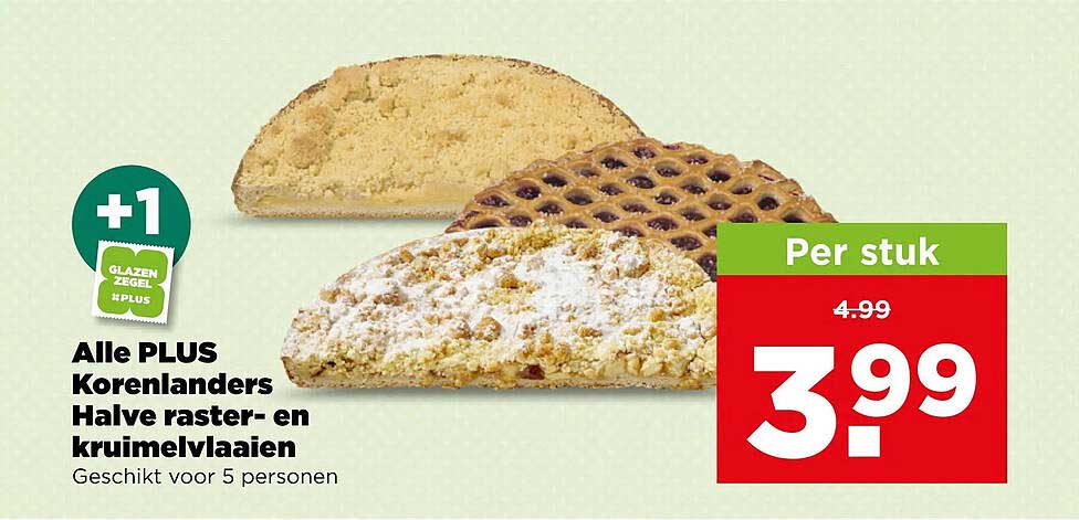 Alle PLUS Korenlanders Halve raster- en kruimelvlaaien