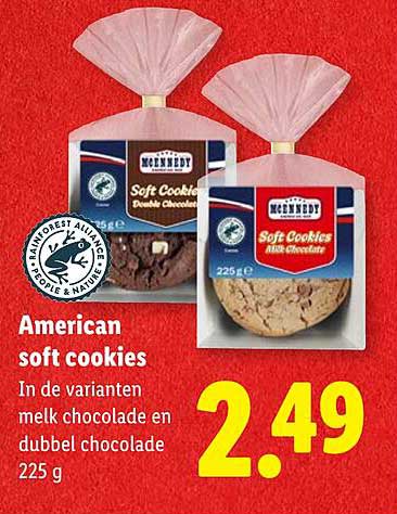 American soft cookies