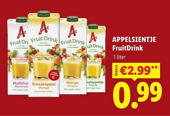 APPELSIENTJE FruitDrink 1 liter