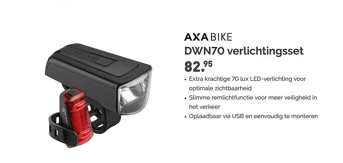 AXA BIKE DWN70 verlichtingsset