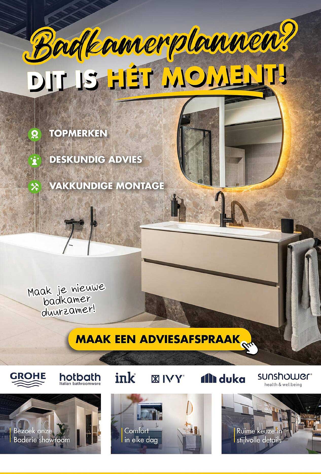 Badkamerplannen? DIT IS HÉT MOMENT!