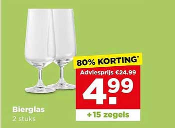 Bierglas 2 stuks