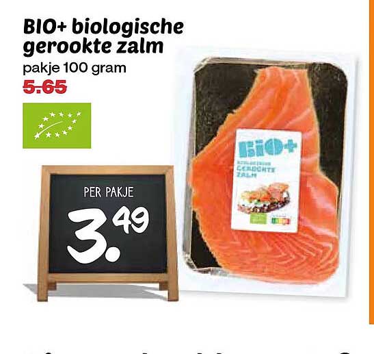 BIO+ biologische gerookte zalm