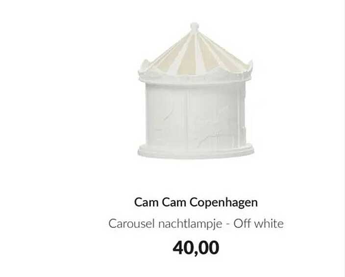 Cam Cam Copenhagen Carousel nachtlampje - Off white