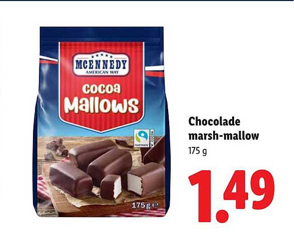 Chocolade marsh-mallow
