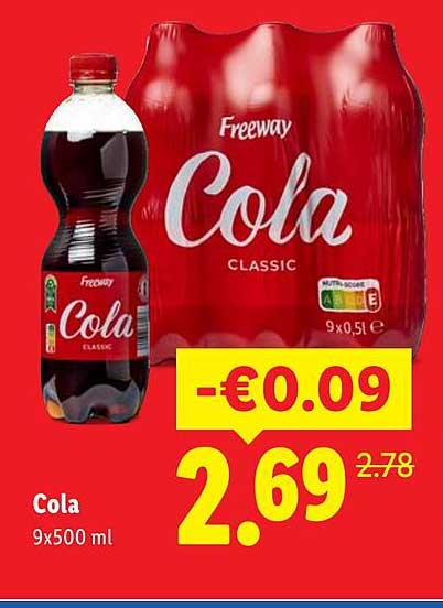 Cola 9x500 ml